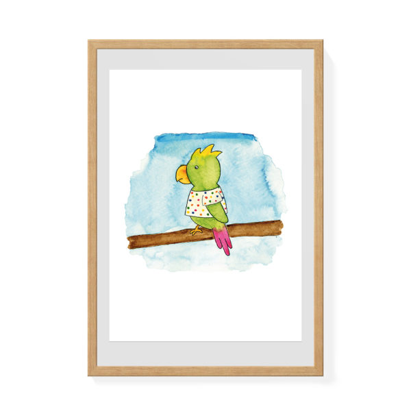 A4 Print "Papagei" – Bild 2